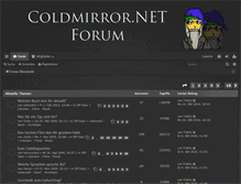Tablet Screenshot of coldmirror.net
